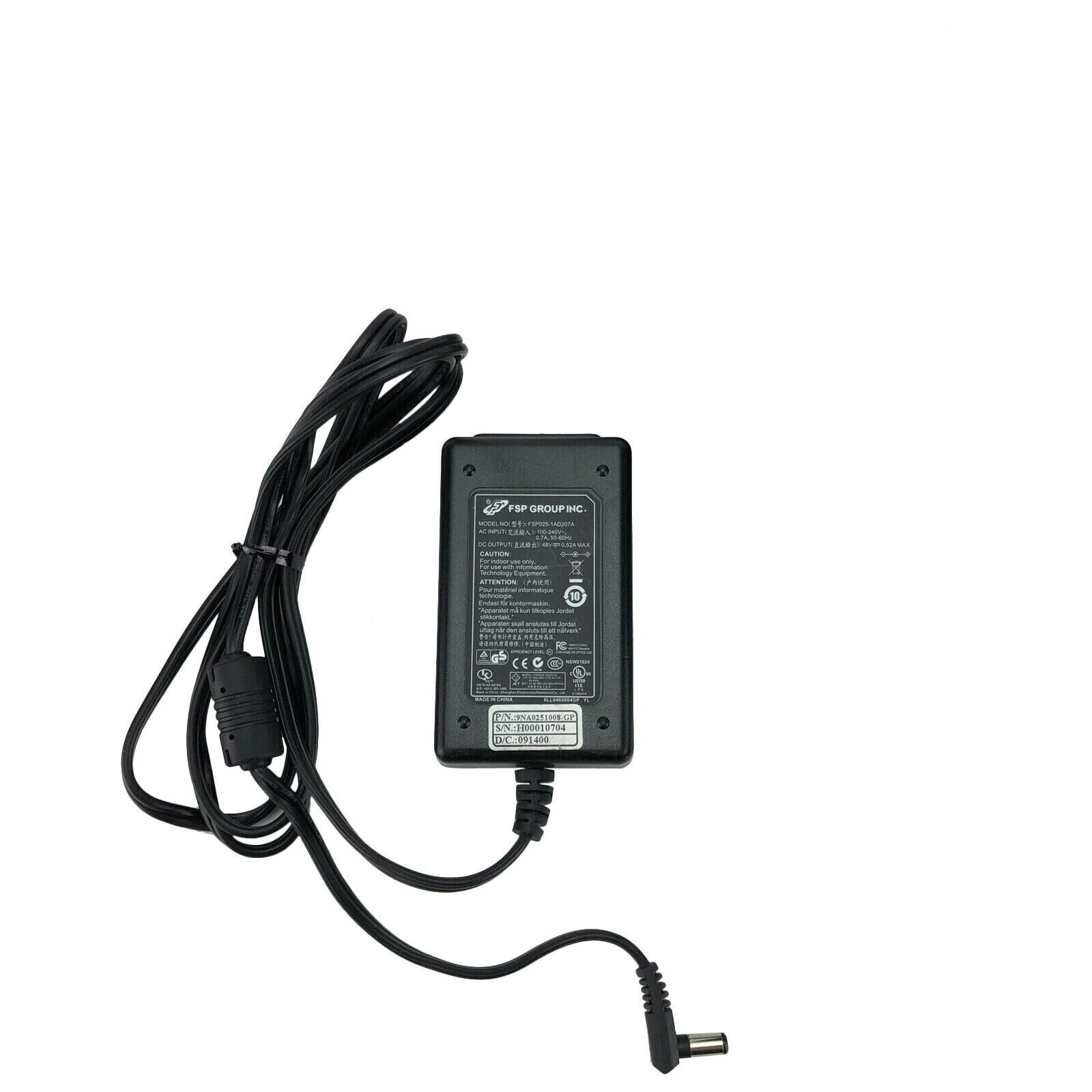 *Brand NEW*Genuine FSP 9NA0251017-GP 48V 0.52A 25W AC Adapter Power Supply
